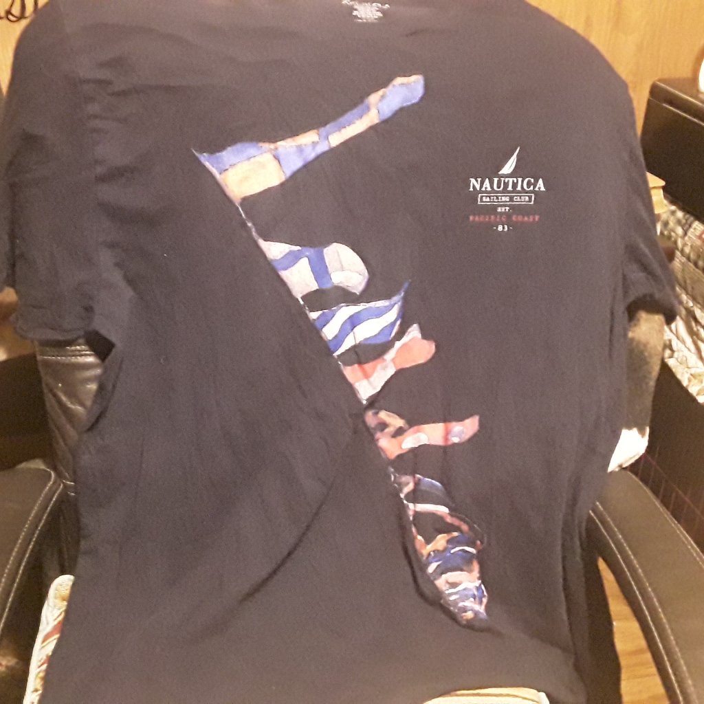 Nautica Black Sailing Shirt